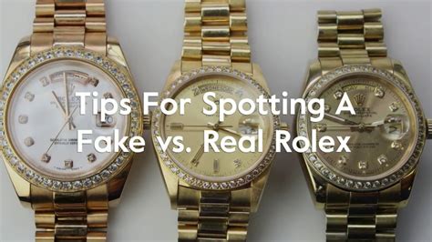 rolex fake busters|how to spot a real rolex.